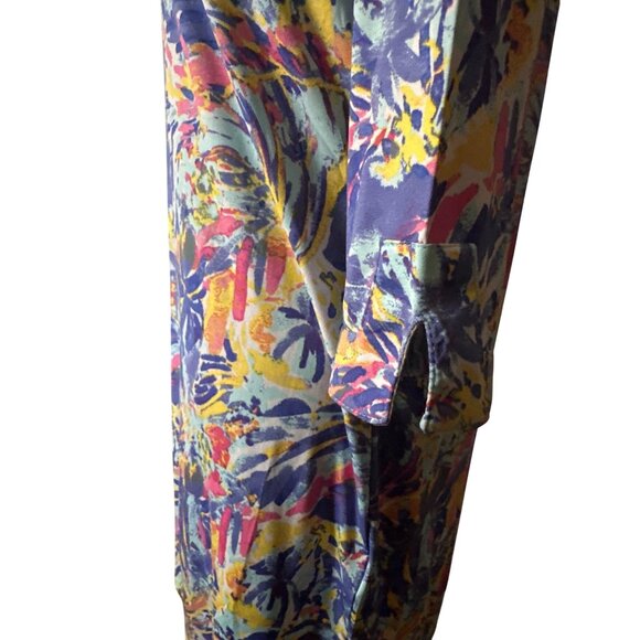 Island Collection Stella Parker Womens Tropical Print Multicolor Tunic Dress Wit - Picture 3 of 5